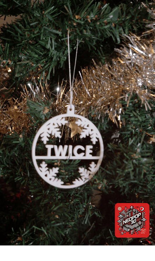 Ornement sapin Twice 🎄✨