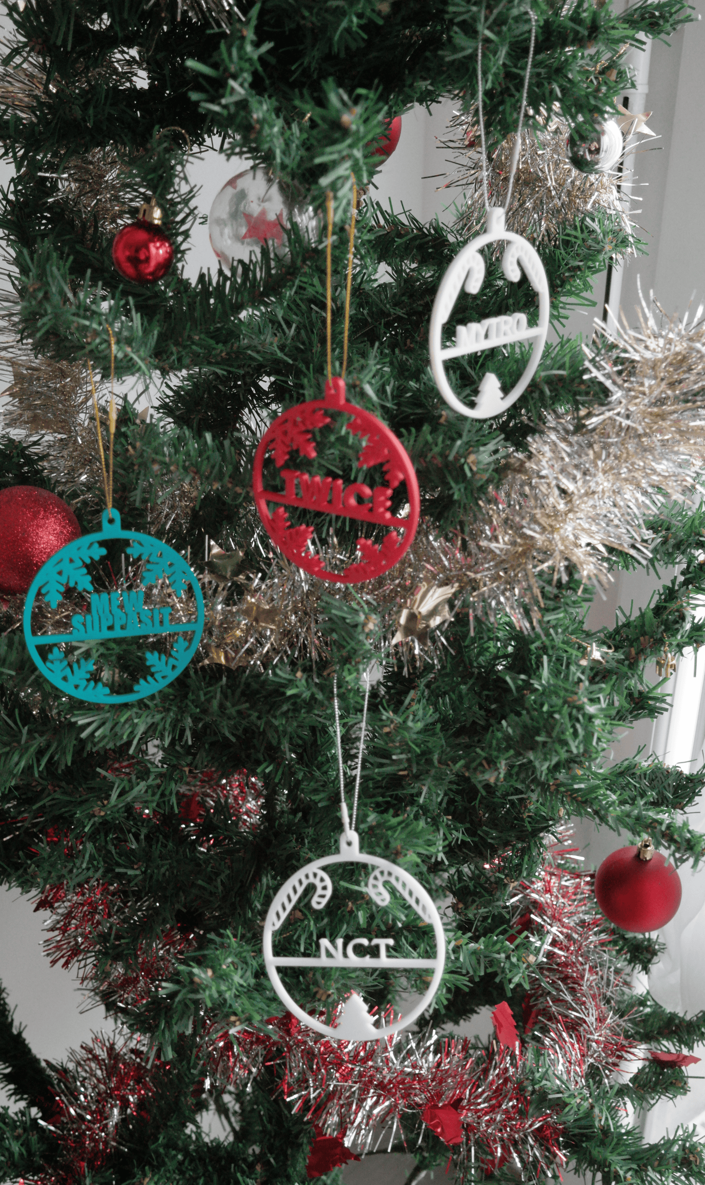 Ornements de sapin personnalisés
