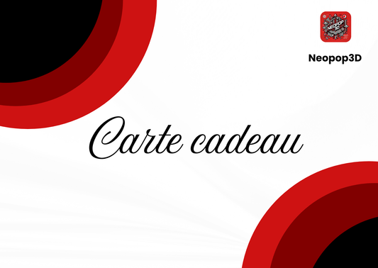 Carte cadeau NEOPOP3D