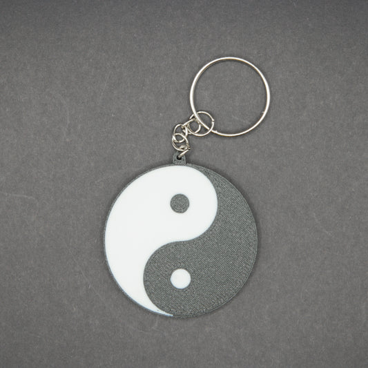 Porte-clés Ying et Yang - Symbole d'équilibre et d'harmonie